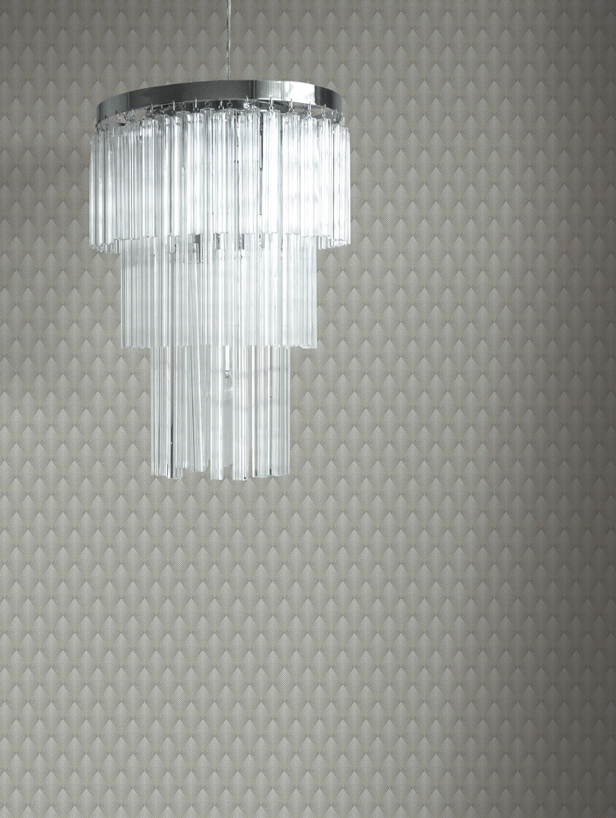 Antonina Vella Club Diamond Black Wallpaper