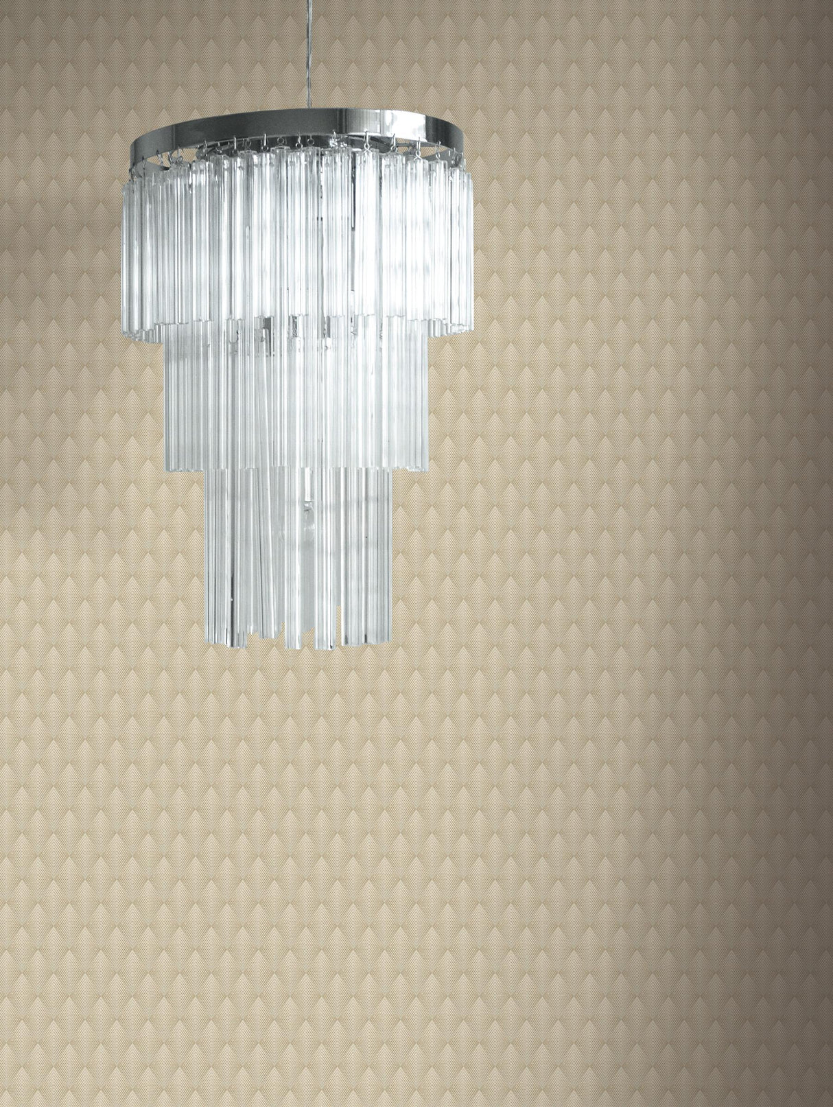Antonina Vella Club Diamond Beige Wallpaper