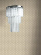 Antonina Vella Club Diamond Beige Wallpaper