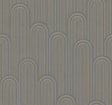Antonina Vella Speakeasy Black Metallic Wallpaper