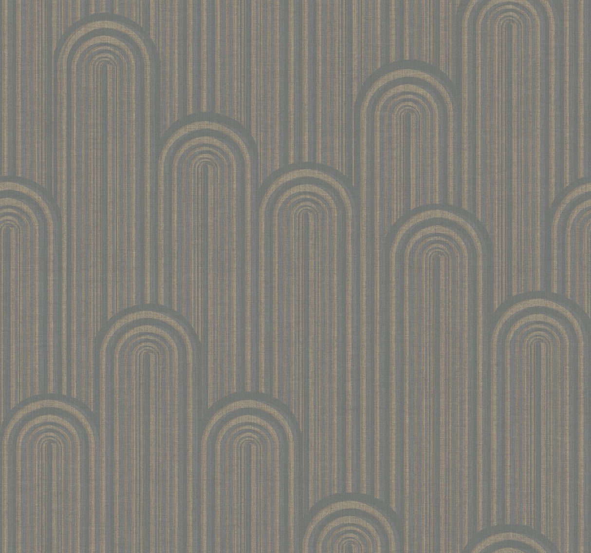 Antonina Vella Speakeasy Black Metallic Wallpaper