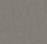Antonina Vella Speakeasy Black Metallic Wallpaper
