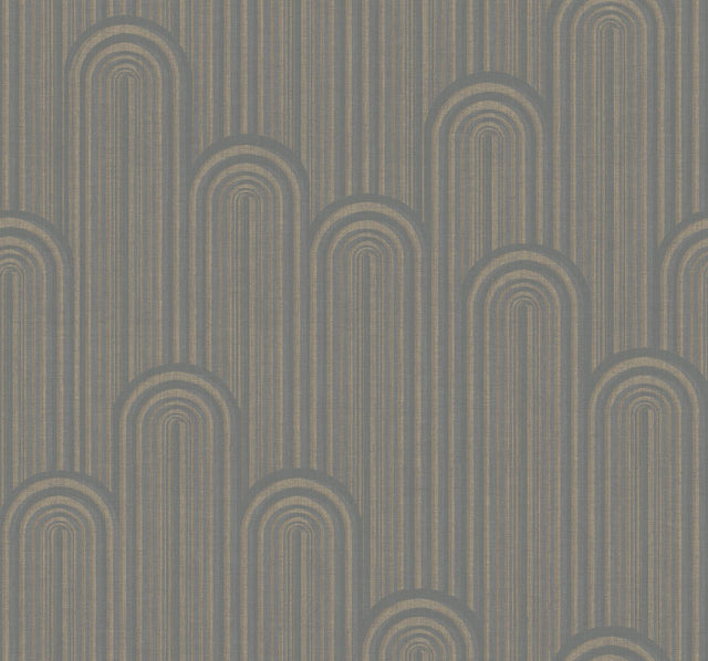 Antonina Vella Speakeasy Black Metallic Wallpaper