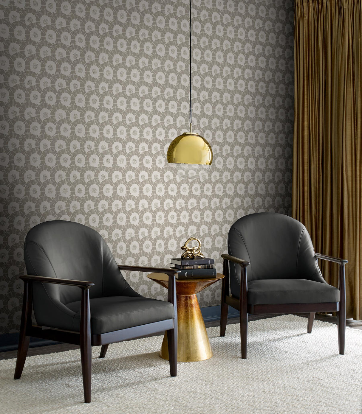 Antonina Vella Coco Bloom White Wallpaper