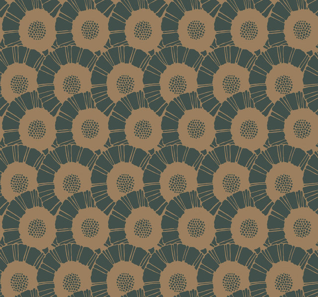 Antonina Vella Coco Bloom Metallic Wallpaper