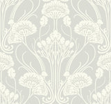 Antonina Vella Nouveau Damask Black Wallpaper
