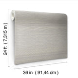 Ronald Redding Designs Maguey Sisal Classic Grey Wallpaper