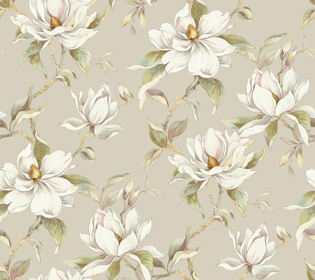 Candice Olson Garden Jewels Linen Wallpaper