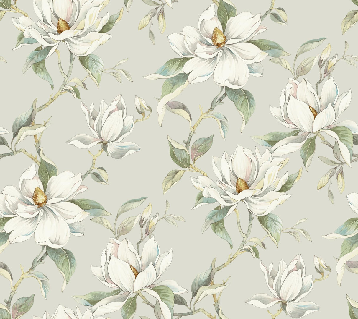 Candice Olson Garden Jewels Warm Grey Wallpaper
