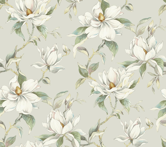 Candice Olson Garden Jewels Warm Grey Wallpaper