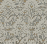 Candice Olson Velvet Crush Damask Taupe & Gold Wallpaper