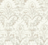 Candice Olson Velvet Crush Damask Cream & Pearl Wallpaper