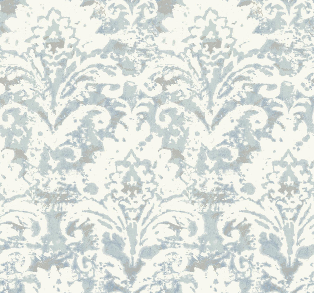 Candice Olson Velvet Crush Damask Blue & Pearl Wallpaper