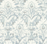 Candice Olson Velvet Crush Damask Blue & Pearl Wallpaper