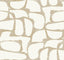 Candice Olson Craftsman Geometric White & Gold Wallpaper