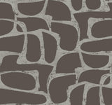 Candice Olson Craftsman Geometric Mocha Wallpaper