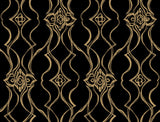 Candice Olson Pirouette Black & Gold Wallpaper