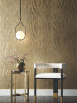 Candice Olson Zebra Chic Antique Gold Wallpaper