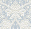 York Wallcoverings French Artichoke Dam Blue Wallpaper
