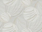 Candice Olson Floating Lanterns Light Grey Wallpaper