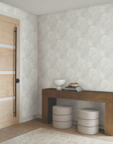 Candice Olson Floating Lanterns Light Grey Wallpaper