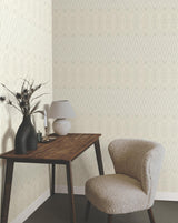 Candice Olson Diamond Marquise Light Neutral Wallpaper