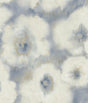Candice Olson Blended Floral Blue Wallpaper