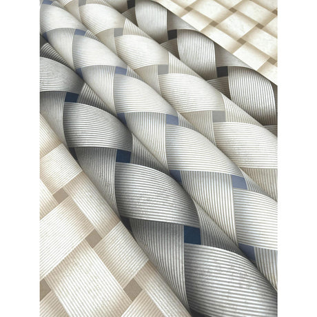 Candice Olson Bayside Basket Weave Mocha Wallpaper