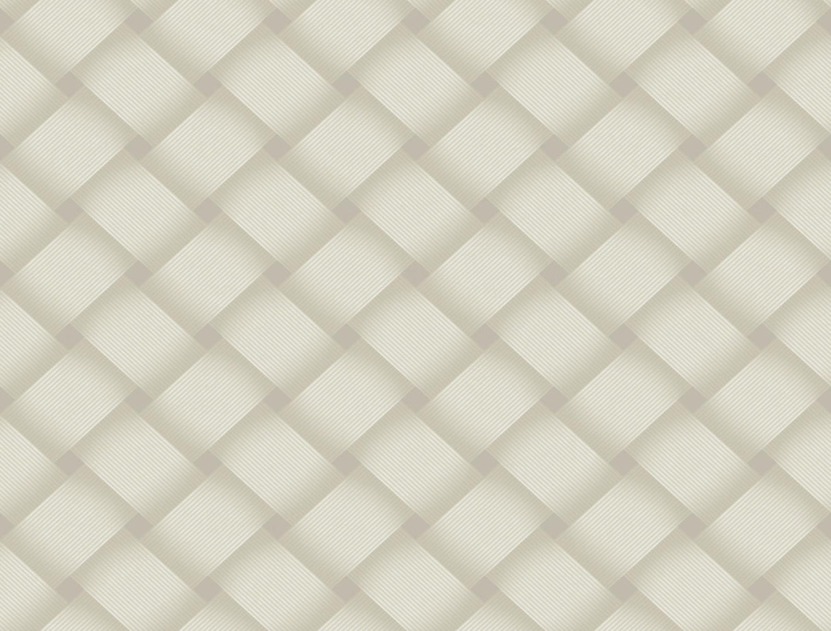Candice Olson Bayside Basket Weave Neutral Wallpaper