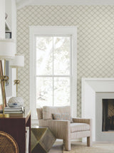 Candice Olson Bayside Basket Weave Neutral Wallpaper