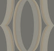 Candice Olson Progression Ogee Charcoal Wallpaper