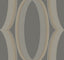 Candice Olson Progression Ogee Charcoal Wallpaper