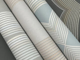 Candice Olson Progression Ogee Charcoal Wallpaper