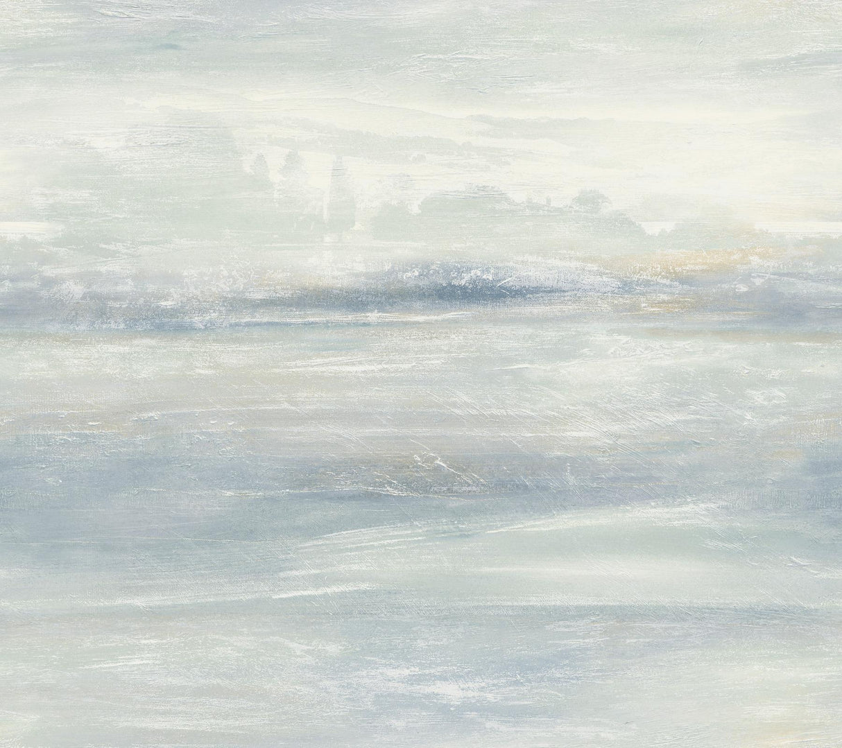 Candice Olson Soothing Mists Scenic Blue Oasis Wallpaper