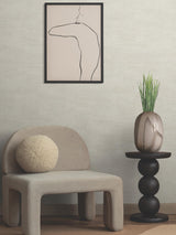 York Wallcoverings Higher Ground Geo Linen Wallpaper