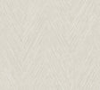 York Wallcoverings Thatched Chevron Light Neutral Wallpaper