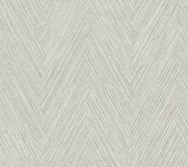 York Wallcoverings Thatched Chevron Dove Wallpaper