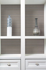 York Wallcoverings Sedge Black Wallpaper
