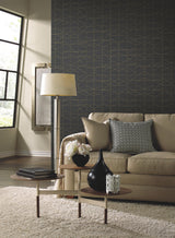 York Wallcoverings Gold Modern Perspective Wallpaper