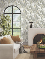 York Wallcoverings Swaying Palms Neutral Wallpaper