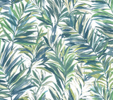 York Wallcoverings Swaying Palms Green & Blue Wallpaper