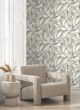York Wallcoverings Achate Black & Grey Wallpaper