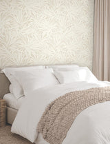 York Wallcoverings Floral Canopy Linen Wallpaper