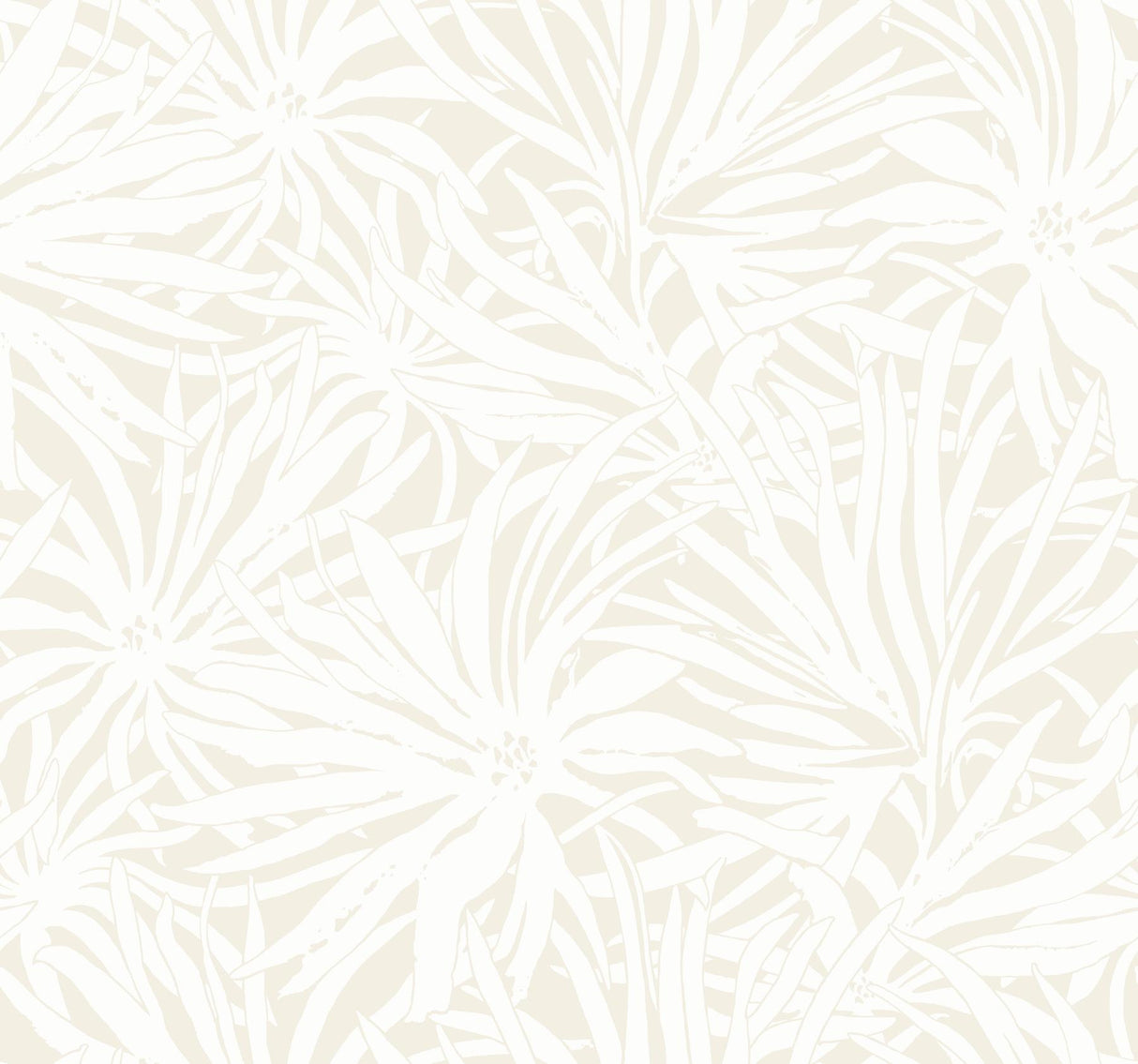 York Wallcoverings Floral Canopy Cream Wallpaper