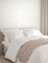 York Wallcoverings Floral Canopy Cream Wallpaper