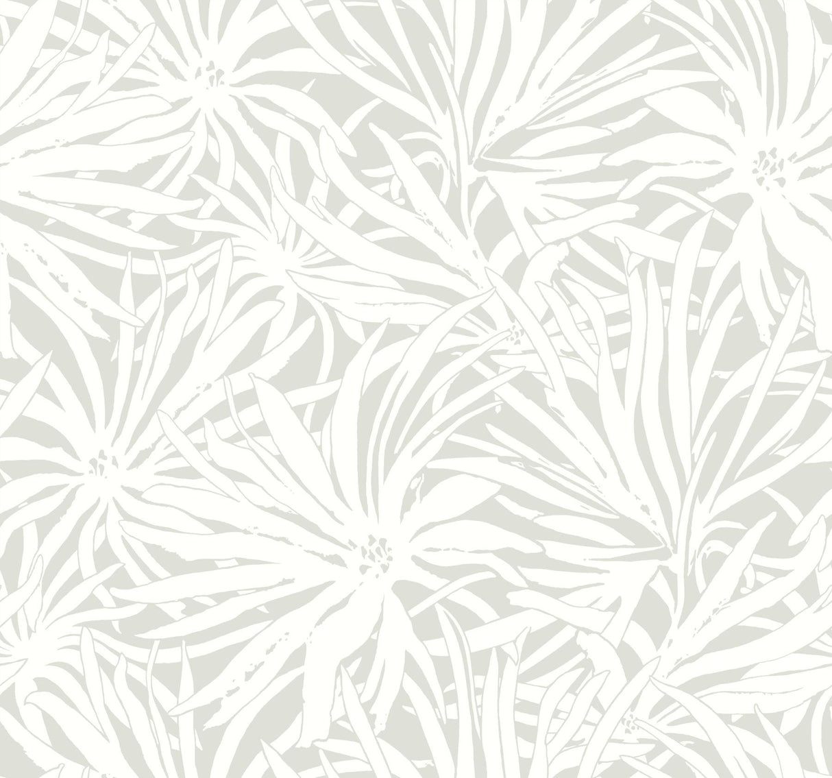 York Wallcoverings Floral Canopy Grey Wallpaper