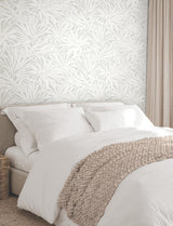 York Wallcoverings Floral Canopy Grey Wallpaper