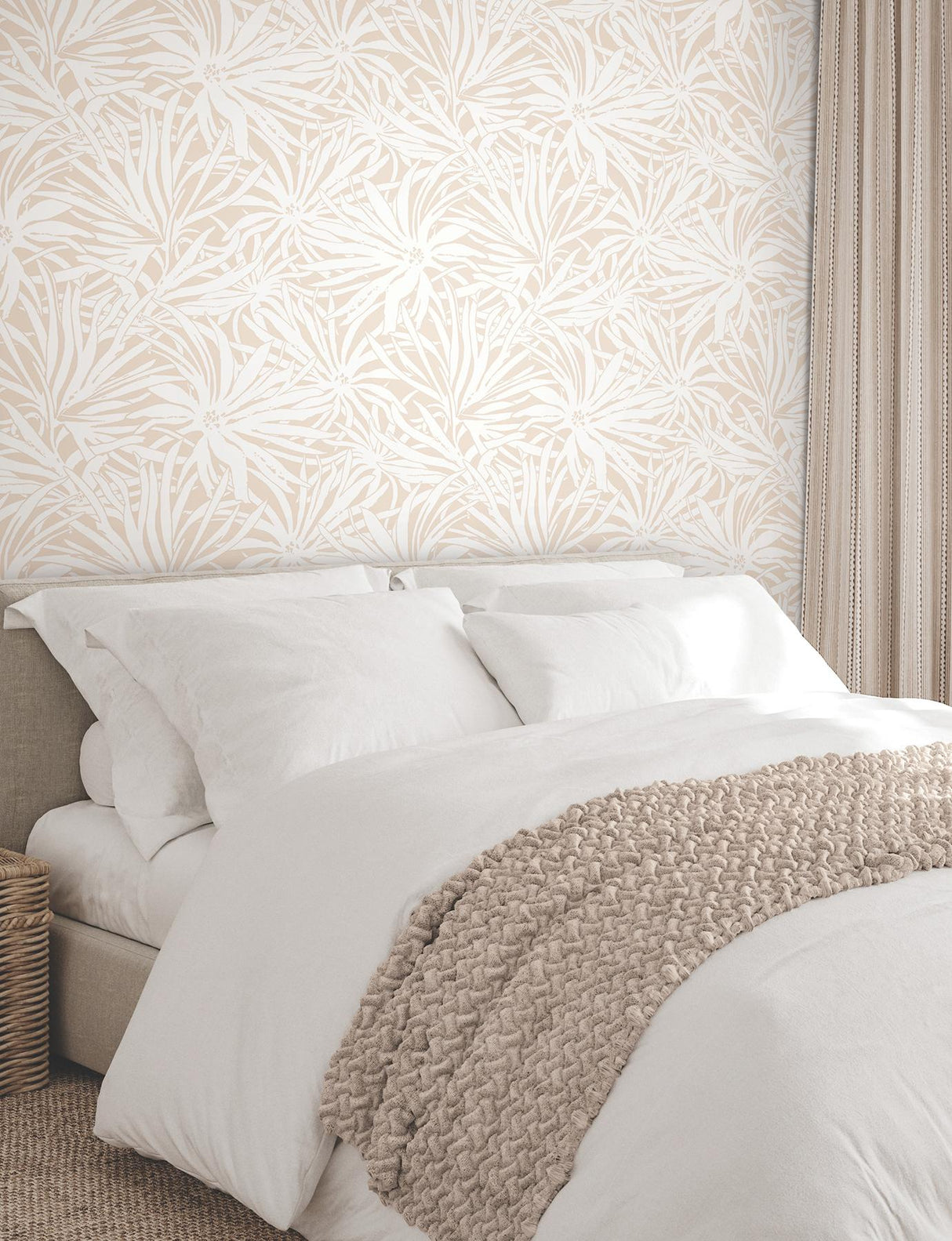 York Wallcoverings Floral Canopy Blush Wallpaper