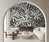 York Wallcoverings Floral Canopy Black Wallpaper