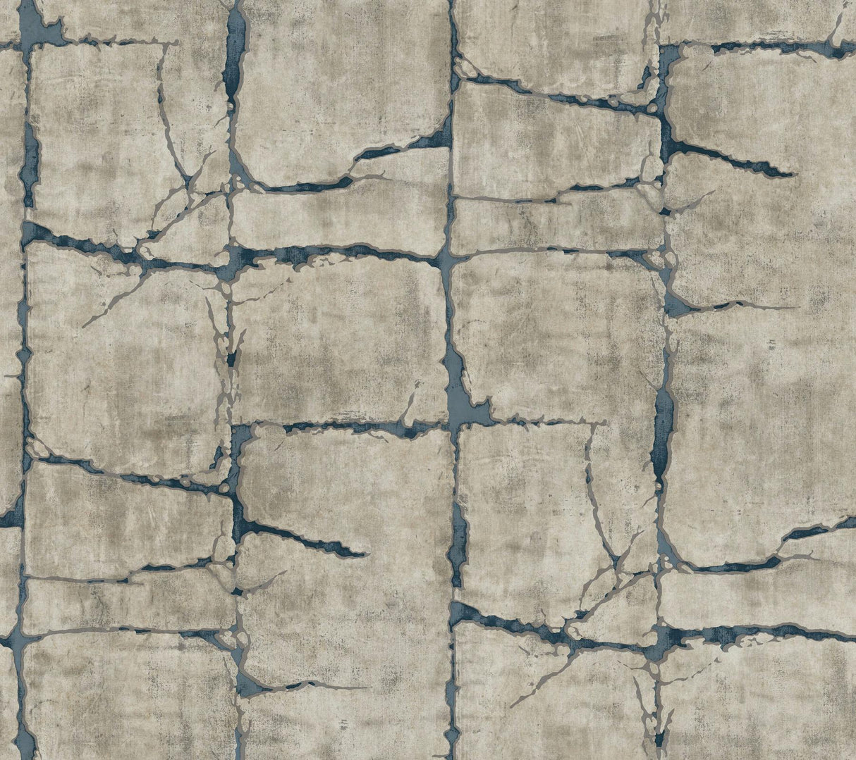 York Wallcoverings Mojave Navy Wallpaper